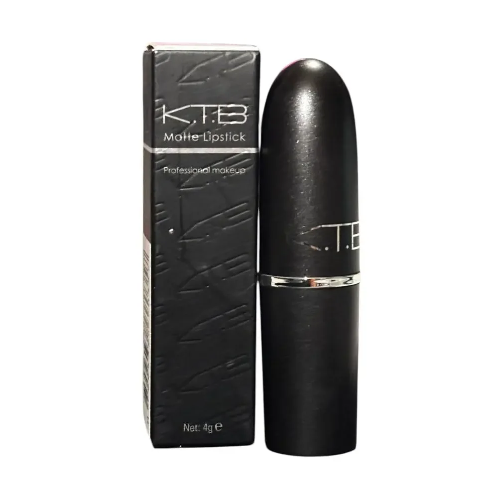 K.T.B. Matte Lipstick – Natural 49 • Velvety Semi‑Matte • Professional Finish